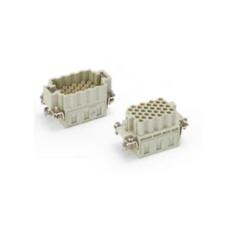 Insert HEEE, Raccordement à Sertir, femelle, 32 pin, 16A, Polycarbonate, 10B 